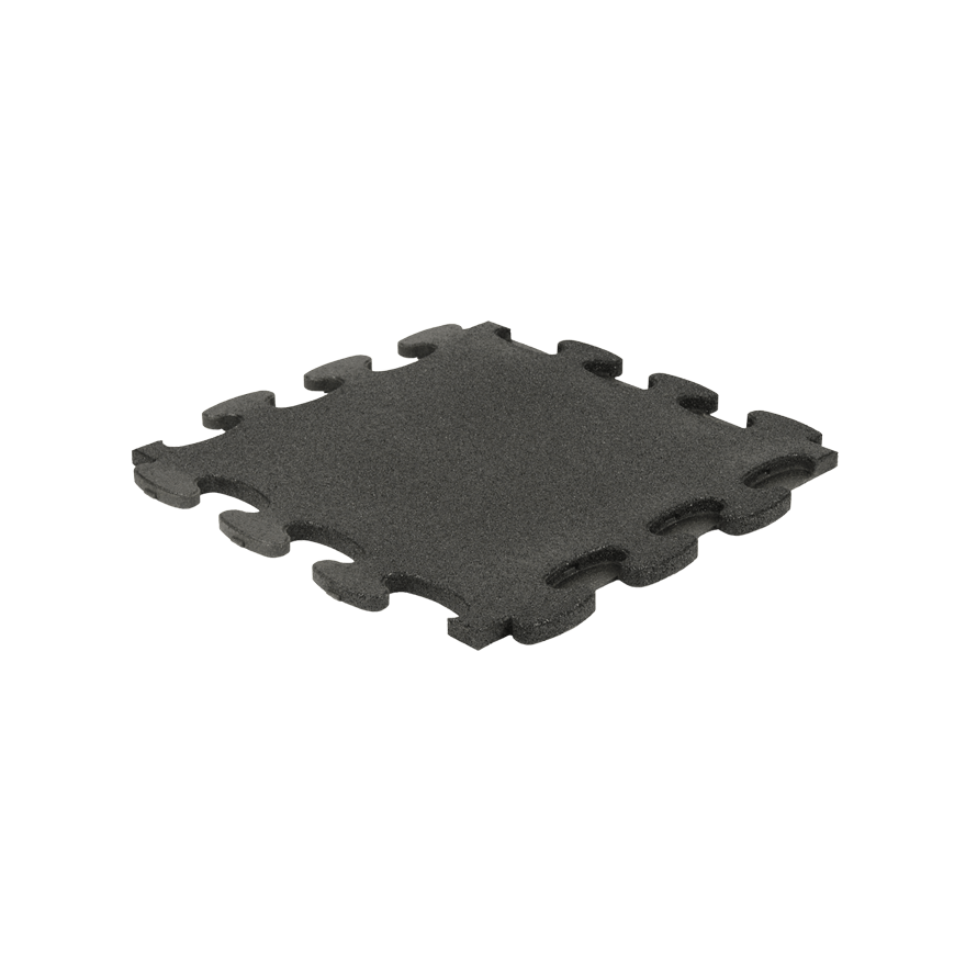 Fitnessgulv Puzzle 3D Gymallrounder Light (sæt med fire måtter)