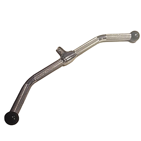Latpull down stang/kort greb med gummiender (61cm)