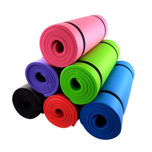 Træningsmåtte - pink og tyk - uden logo