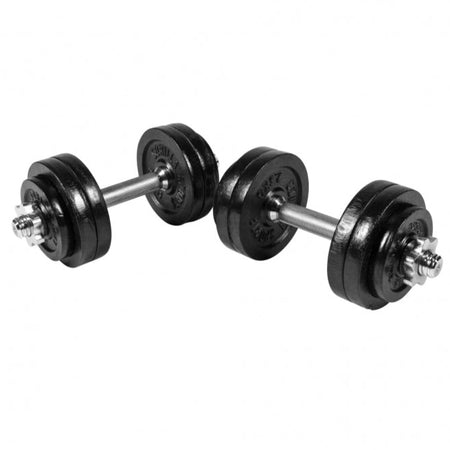 Håndvægtsæt  (2 x 15 kg justerbar - Jern)