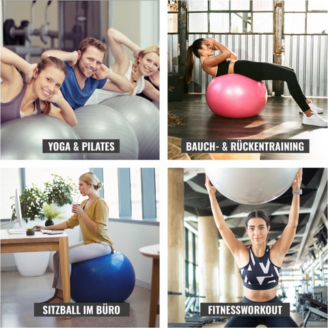 Træningsbold 55 cm (BLÅ)