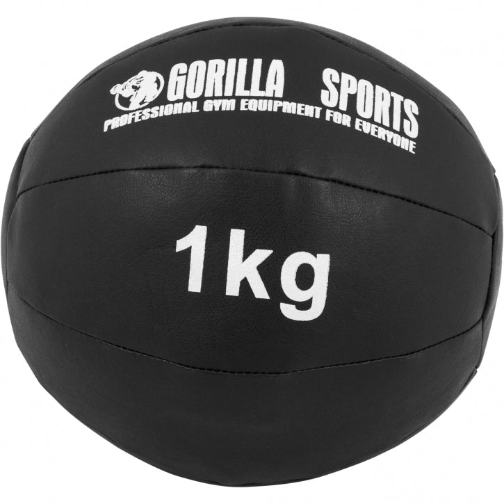Se Medicin wall ball 1 kg hos Billig-fitness.dk