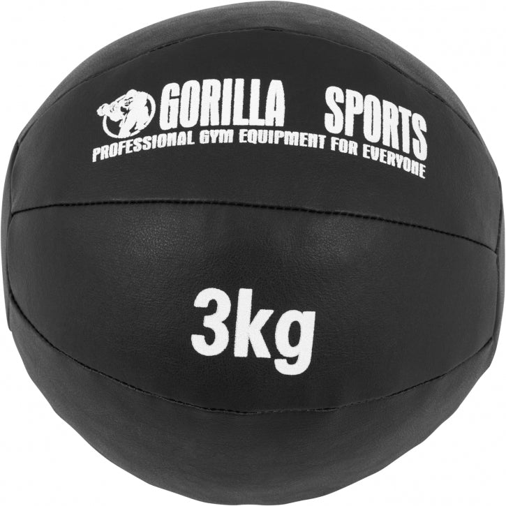Se Medicin wall ball 3 kg hos Billig-fitness.dk
