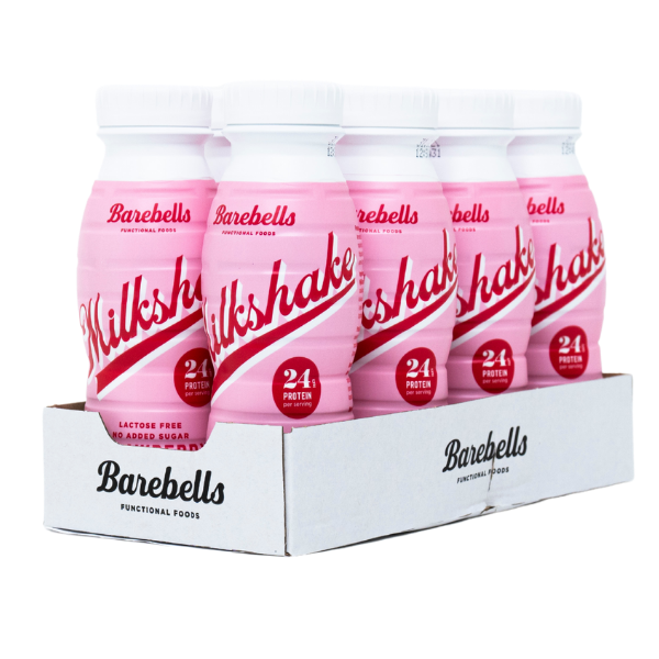 Barebells milkshake - Jordbær (8x330ml proteinshake)