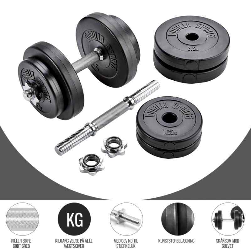 Håndvægt sæt 20 kg (30mm)