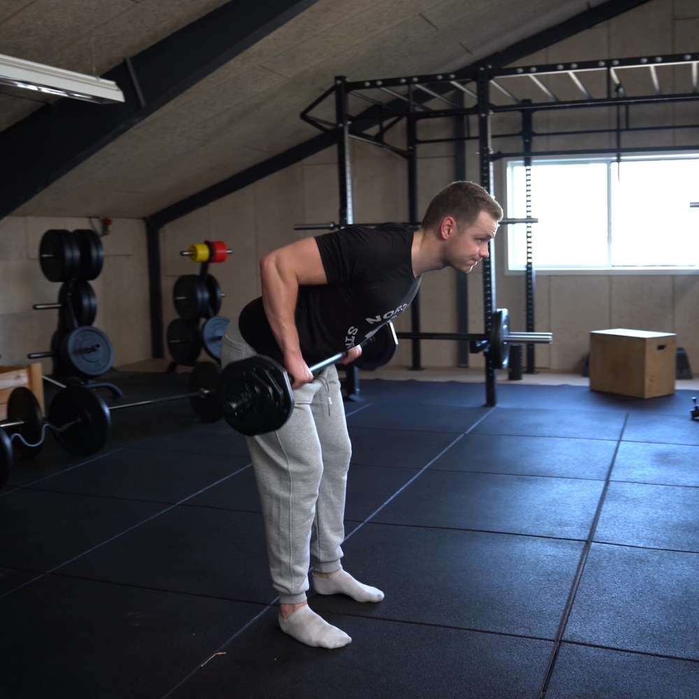 Aerobic vægtstang sæt 20 kg (Sort) - Nordic Strength