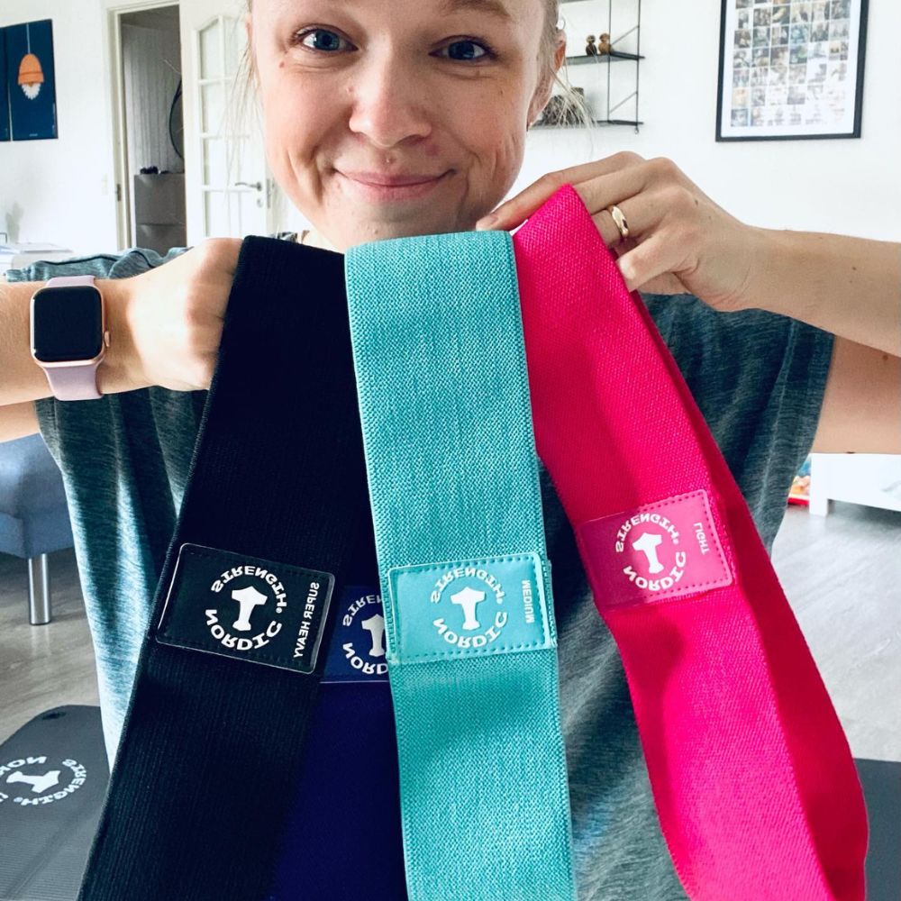 Booty Band (4 pack) - Hip circle i bomuld/elastan