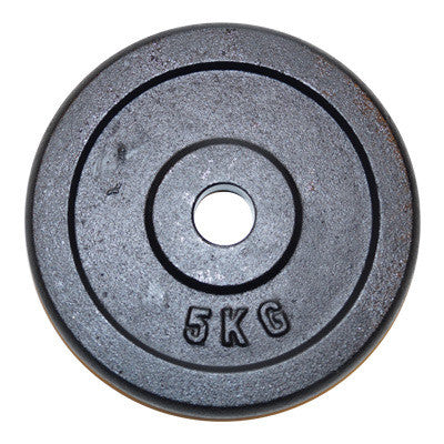 Vægtskive i jern 5 kg (30 mm)
