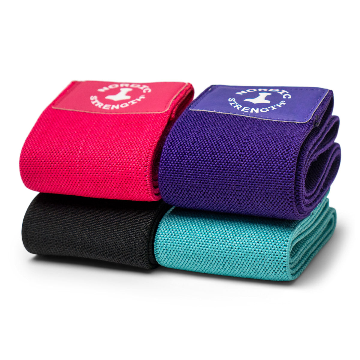 Booty Band (4 pack) - Hip circle i bomuld/elastan