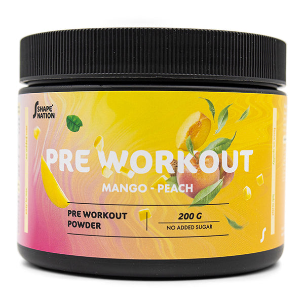 Pre Workout med Fersken & Mango - Shapenation (200 g)