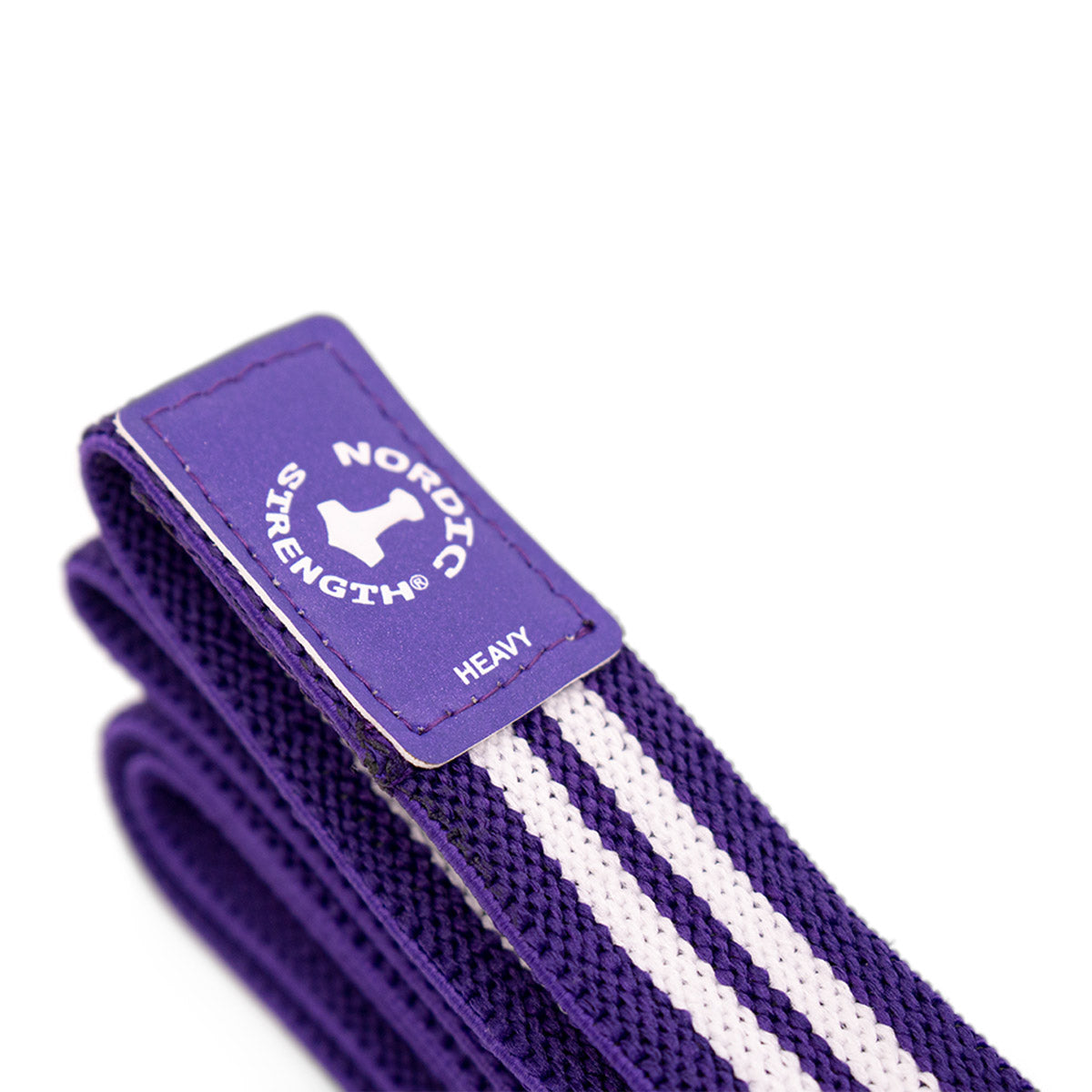 Strength band i Bomuld/elastan - Hård og Lilla (15-27 kg)