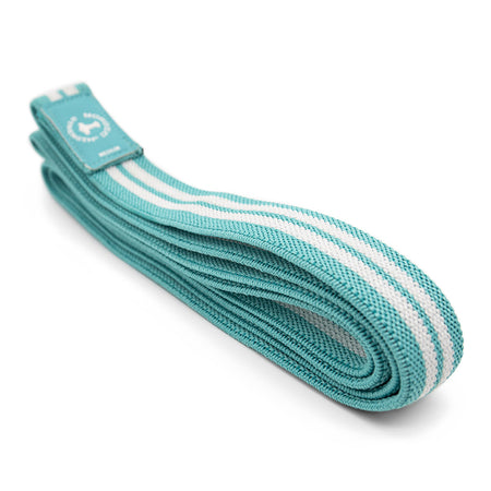 Strength band i BOMULD/ELASTAN - Medium og Turkis (10-18 kg) (styrke 2 af 4)