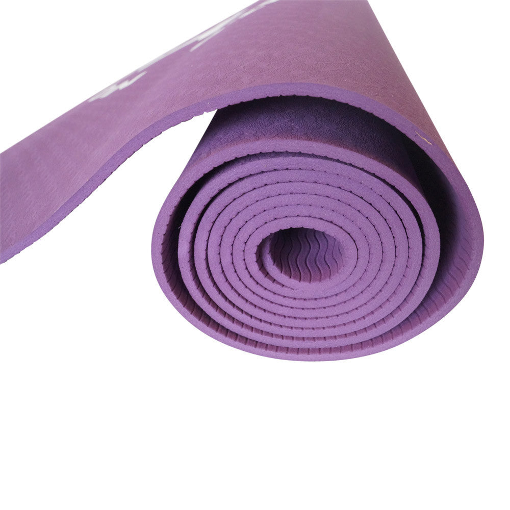 TPE yogamåtte Lilla - 6 mm