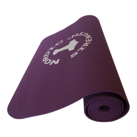 TPE yogamåtte Lilla
