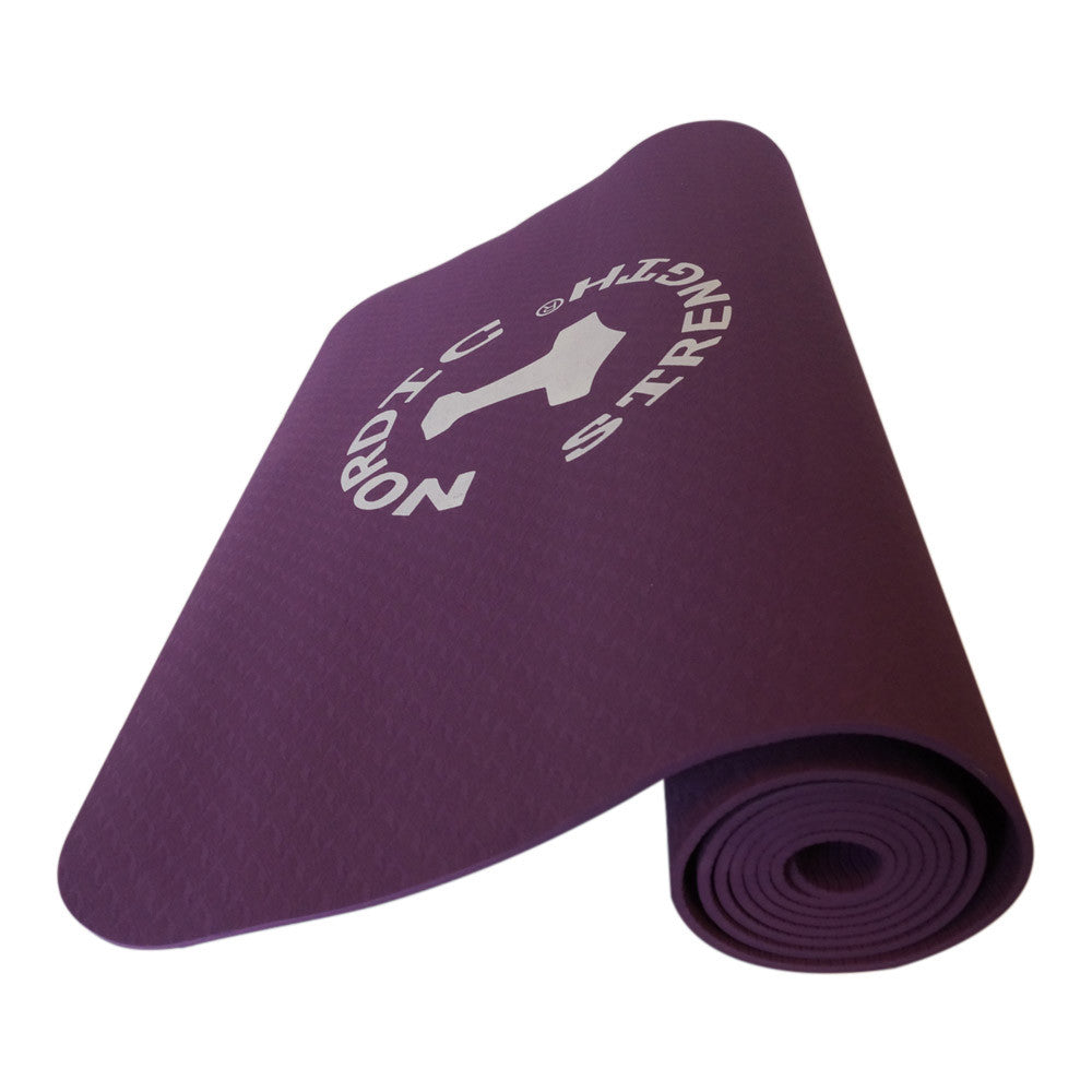 Billede af TPE yogamåtte Lilla - 4 mm