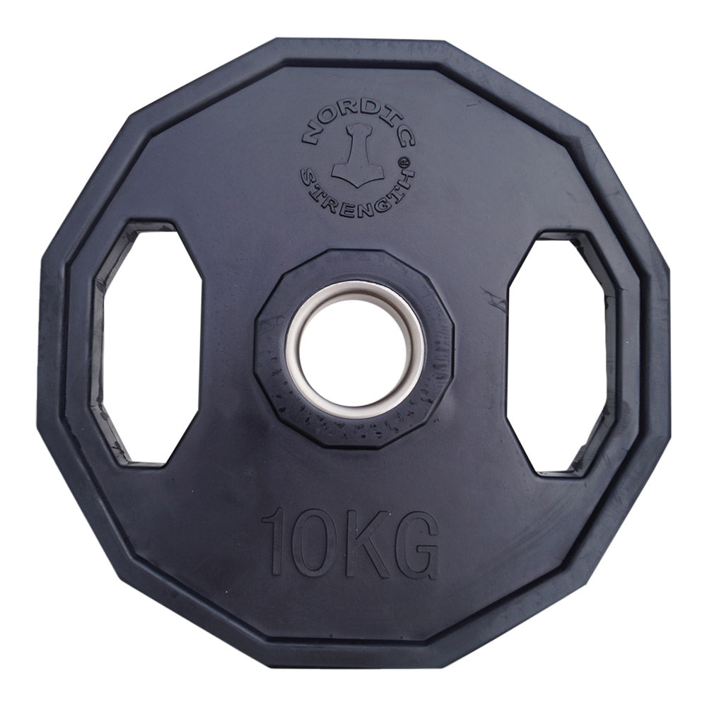 Billede af Vægtskive 10 kg - 50 mm (12 kantet/sort)