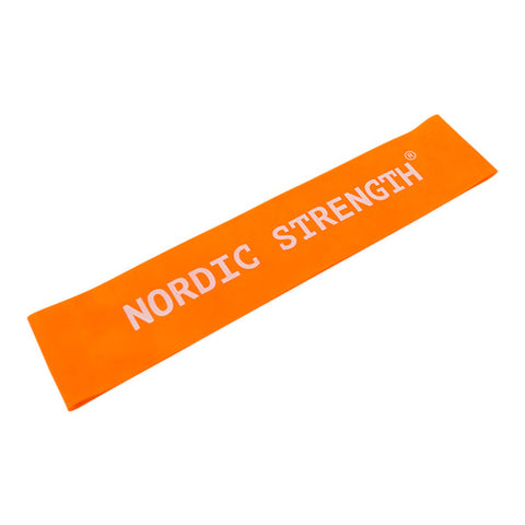 Træningselastik fra Nordic Strength (Ekstra let & Orange)