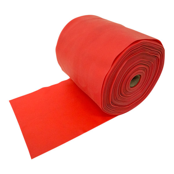 Se Trænings elastikbånd rulle - Mellem (30 m) Rød hos Billig-fitness.dk