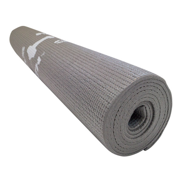 Grå yogamåtte 4 mm