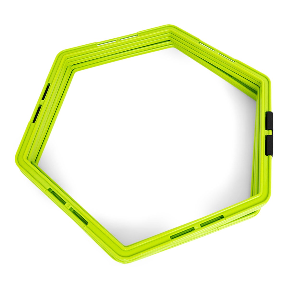Hex agility stige (6 kantet agility ladder) - Grøn
