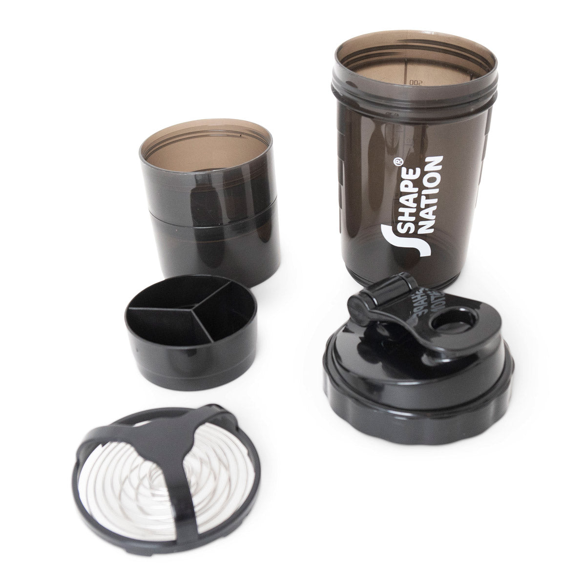 Shaker Pro fra ShapeNation - med pillerum og proteinrum