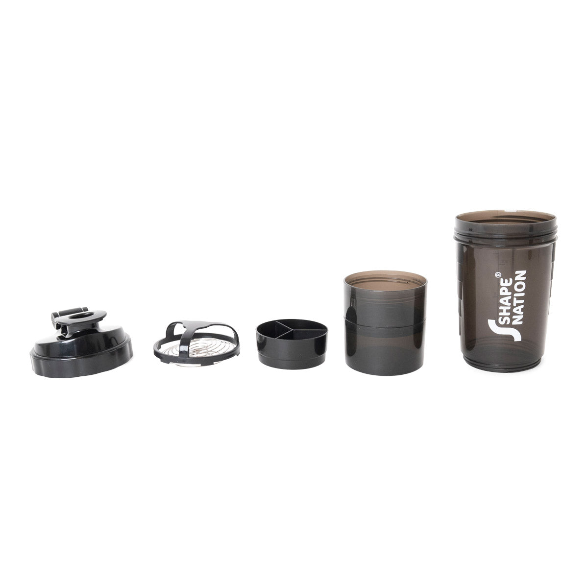 Shaker Pro fra ShapeNation - med pillerum og proteinrum