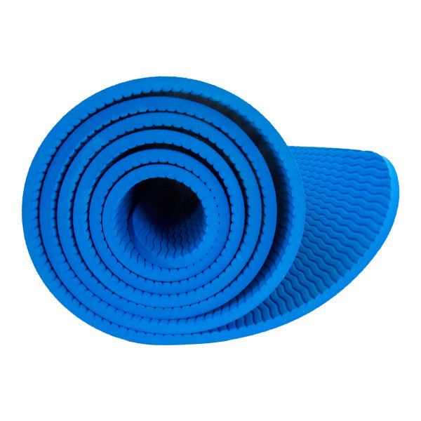 TPE yogamåtte Blå - 6 mm