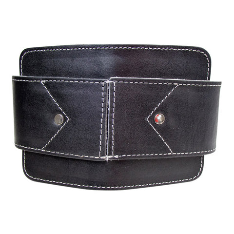 Læder dipbælte med rygstøtte