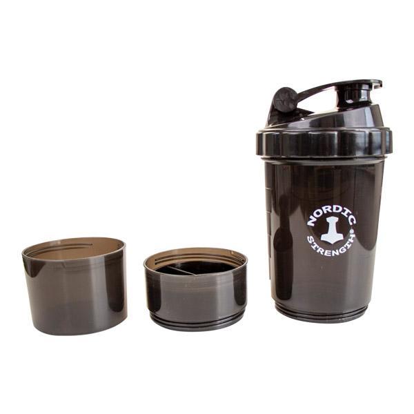 NS Shaker PRO - med pillerum og proteinrum