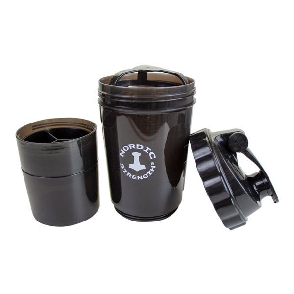 NS Shaker PRO - med pillerum og proteinrum