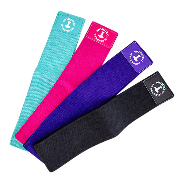 Booty Band  (4 pack) - Hip circle i bomuld/elastan