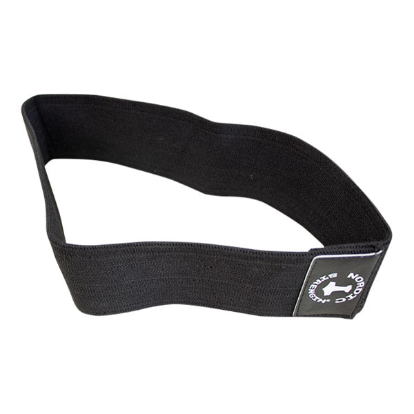 Booty Band ekstra hård/sort - Hip circle i bomuld/elastan