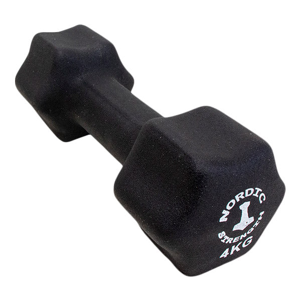 Se Håndvægt 4 kg black edition aerobic - Nordic Strength hos Billig-fitness.dk