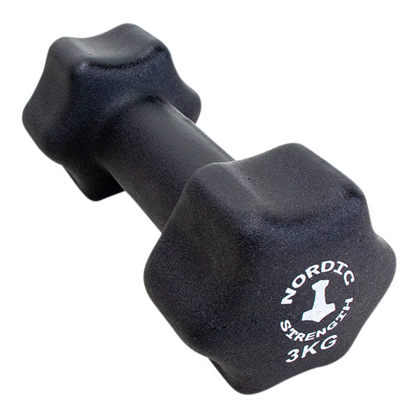 Billede af Håndvægt 3 kg black edition aerobic - Nordic Strength