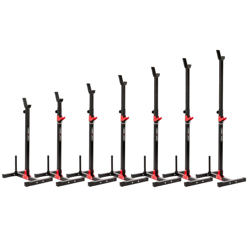 Home squat rack med skiveholdere