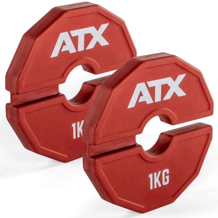 Se ATX Add-on Flex Plate - 1,0 kg (Rød sæt) hos Billig-fitness.dk