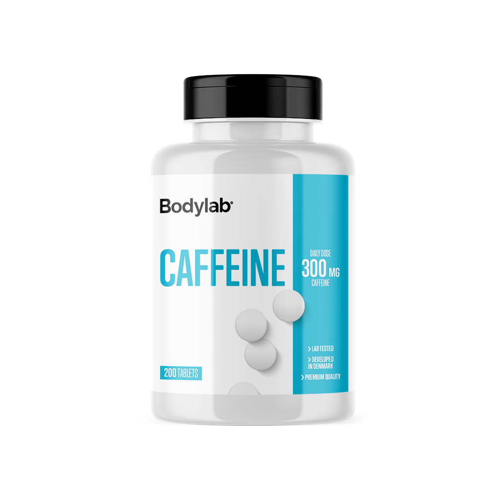 Se Bodylab Caffeine Koffeinkapsler (200 stk) hos Billig-fitness.dk