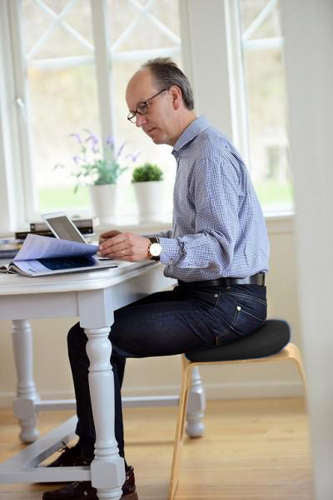 Balancepude (sort) (inklusiv pumpe)