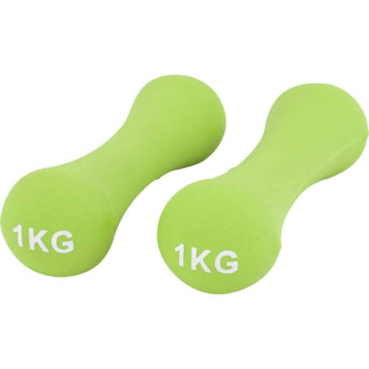 Håndvægtsæt med flot holder