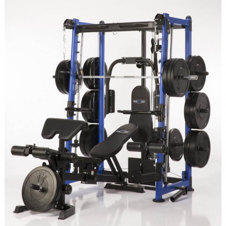 Se Smith Maskine med Træningsbænk (skaffevare 14 dg levering) hos Billig-fitness.dk