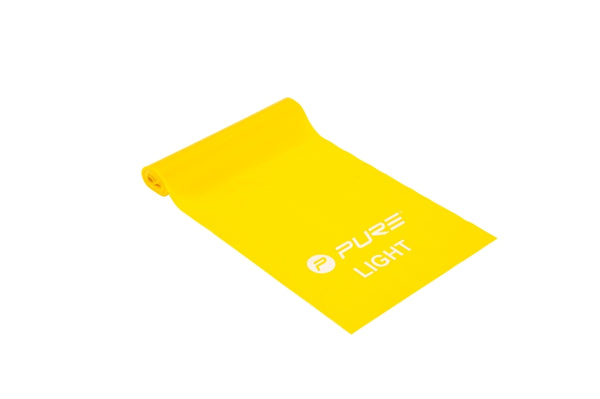 Trænings elastikbånd Pure XL (gul) - Let (2 m)